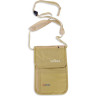 Шейный кошелек на молнии TATONKA SKIN NECK POUCH RIFD B с защитой от считывания данных RIFD Block, natural 2959,225 - natural